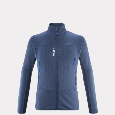 Forro polar Millet FUSION GRID Dark denim para hombre