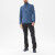 Forro polar Millet FUSION GRID Dark denim para hombre