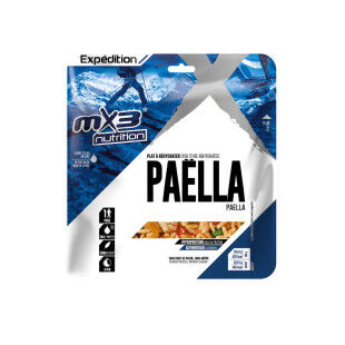 Paella de pollo liofilizada MX3 Nutrition