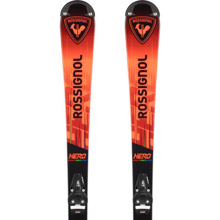 Pack de skis junior Rossignol HERO MULTIEVENT 127-148 + NX7 LF