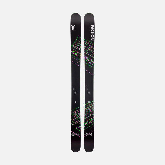 Pack de esquís freeride Faction PRODIGY 4 Black