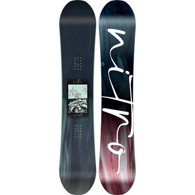 Mochila para snowboard Nitro MYSTIQUE con fijaciones