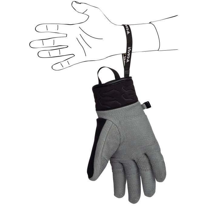 Camp: unisex gloves GEKO ICE PRO BLACK