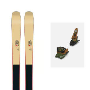 Pack of Van Deer FREERIDE 108 skis + binding : Colour - SAND/BLACK, Ski size - 172