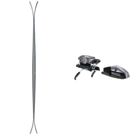 Set da sci Nordica UNLEASHED 90 + attacchi: Colore - SARCELLE/BLANC/ROSE, Misura dello sci - 160