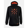 Black/Fluo orange