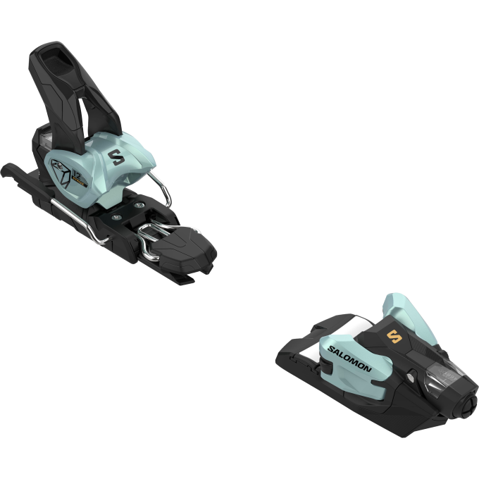 Salomon N STRIVE 12 GW 100mm Bleached Aqua/Gold ski bindings