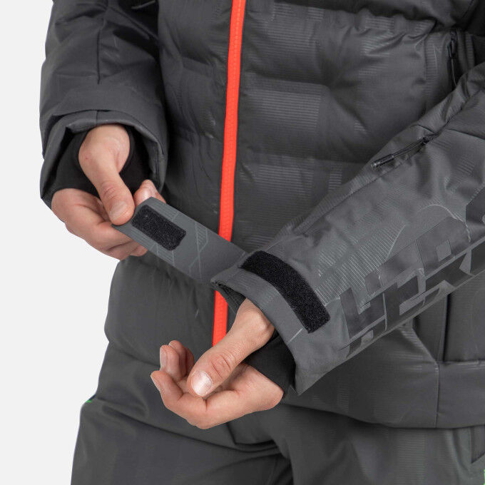 Veste De Ski Homme Rossignol Strawpile JKT – Gris Onyx – Modèle 23N (neuf Avec étiquettes)