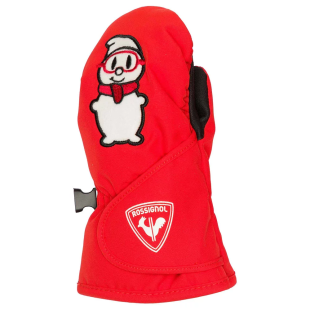 Rossignol L3 Baby Impr M Red mittens for little adventurers