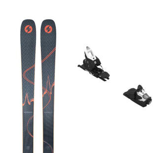 Pack de esquís Blizzard ANOMALY 88 (FLAT) + fijaciones: Color - AZUL/NARANJA, Número de esquís - 176