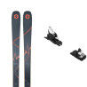 Pack de skis Blizzard ANOMALY 88 (FLAT) + fix : Couleur - BLEU/ORANGE, Taille des skis - 176