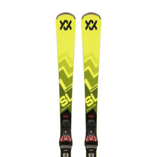 Pack of Völkl RACETIGER SL racing skis + RMOTION3 12 GW RED bindings