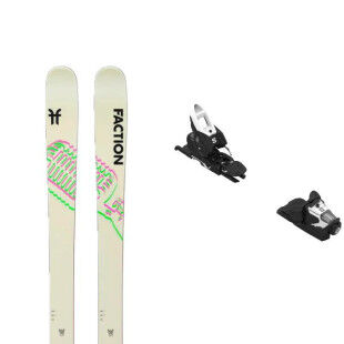 Pack de skis Faction PRODIGY 1X Beige + fix : Couleur - Beige, Taille des skis - 164
