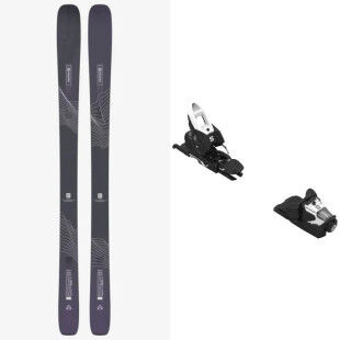 Pack of Salomon STANCE W 88 Black skis + bindings : Ski size - 168