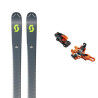 Pack de esquíss Scott SUPERGUIDE 88 Azul + fijaciones : Color - Azul, Número de esquís - 178