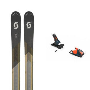Skiset Scott PURE POW 115 + Bindung : Größe der Skier - 189