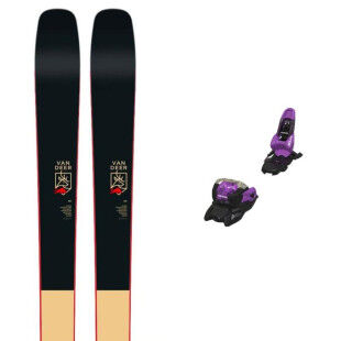 Van Deer FREERIDE 108 ski pack : Colour - SAND/BLACK, Ski size - 188