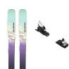 Pack of Salomon N STANCE W 88 skis + bindings : Colour - BLACK/CHIVE BLO, Ski size - 168
