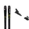 Pack of Faction PRODIGY 2 Black skis + bindings : Colour - Black, Ski size - 177