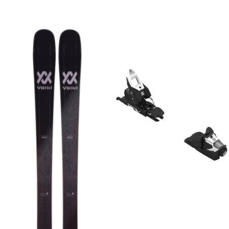 Pack de esquís Völkl YUMI 80 + fijaciones : Color - Morado, Talla de esquí - 168