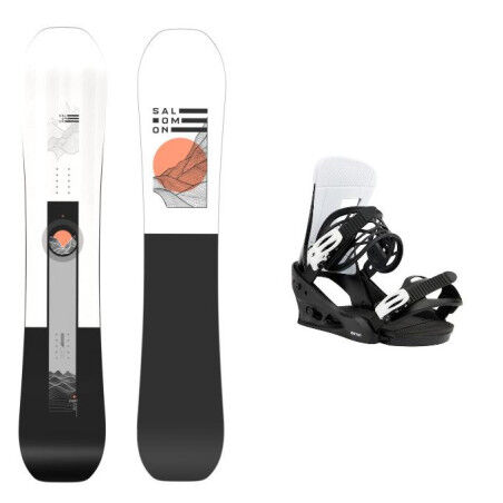 Snowboard-Paket Salomon SIGHT + Bindung : Farbe - Unicolor, Größe der Skier - 158 Wide