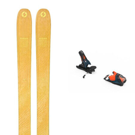 Pack de skis Blizzard RUSTLER 11 jaune + fix : Couleur - Jaune, Taille des skis - 180