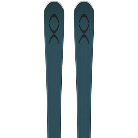 Pack of XO V7 OLD TEAL BLUE skis + bindings