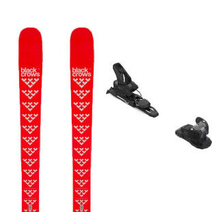 Pack of Black Crows CAMOX skis + bindings : Colour - Red, Ski size - 174