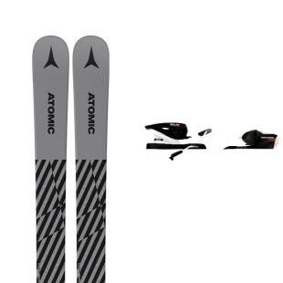 Skiset Atomic PUNX JR GREY + Bindung : Farbe - Grau, Größe der Skier - 130