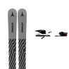 Skiset Atomic PUNX JR GREY + Bindung : Farbe - Grau, Größe der Skier - 130