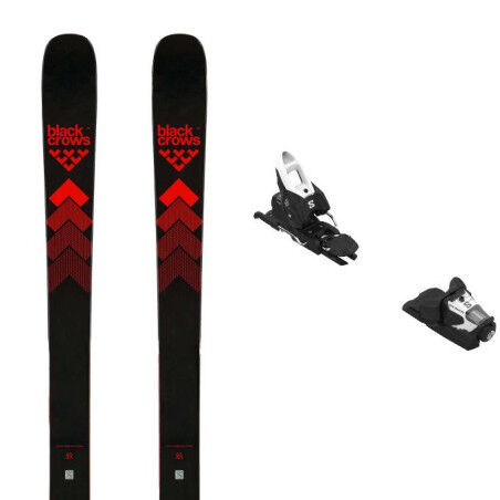 Pack de skis Black Crows CAMOX + fix : Couleur - Red, Taille des skis - 180