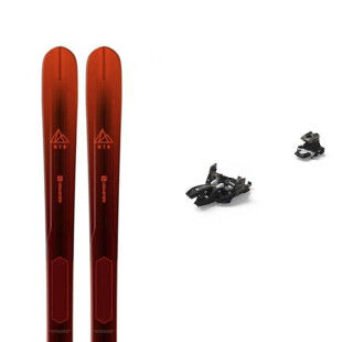 Skiset Salomon MTN EXPLORE 88 Red / Black + Bindung : Farbe - Red / Black, Größe der Skier - 184