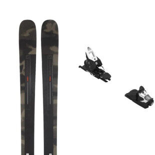 Pack of Salomon STANCE 102 skis + bindings : Colour - Black / Grey, Ski size - 176