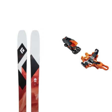 Skipaket Skis Black Diamond HELIO CARBON 95 + Bindung : Größe der Skier - 176