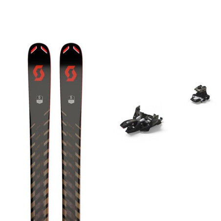 Pack of Scott SUPERGUIDE 88 skis + binding : Colour - Black, Ski size - 178