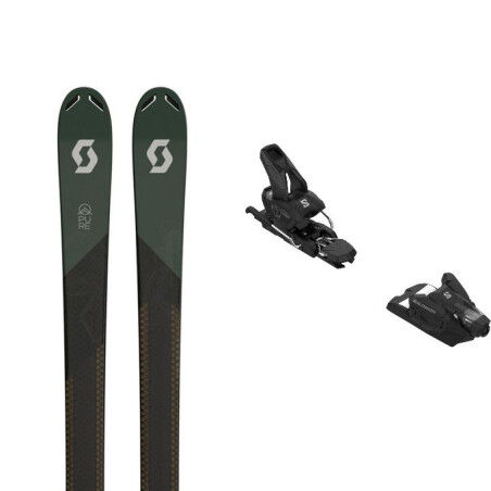 Pack of Scott PURE AM 92TI skis + bindings : Ski size - 175