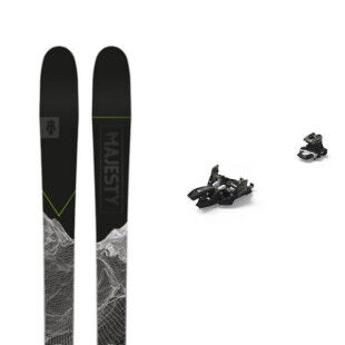 Pack de esquís Majesty SUPERSCOUT CARBON + fijaciones : Talla de esquí - 176