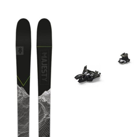 Skiset Majesty SUPERSCOUT CARBON + Bindung : Größe der Skier - 176