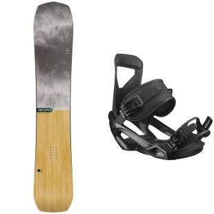 Snowboard Pack Nidecker ESCAPE + Bindung : Farbe - UNICOLORE, Größe der Skier - 162 Wide