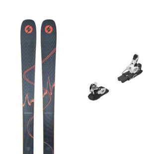 Skiset Blizzard ANOMALY 88 (FLAT) + Bindung : Farbe - BLAU/ORANGE, Größe der Skier - 176