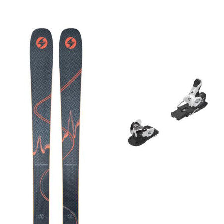 Skiset Blizzard ANOMALY 88 (FLAT) + Bindung : Farbe - BLAU/ORANGE, Größe der Skier - 176