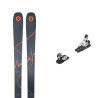Pack de esquís Blizzard ANOMALY 88 (FLAT) + fijaciones : Color - AZUL/NARANJA, Talla de esquí - 176