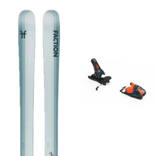 Skiset Faction DANCER 2 grey + bindung : Farbe - Grau, Größe der Skier - 171