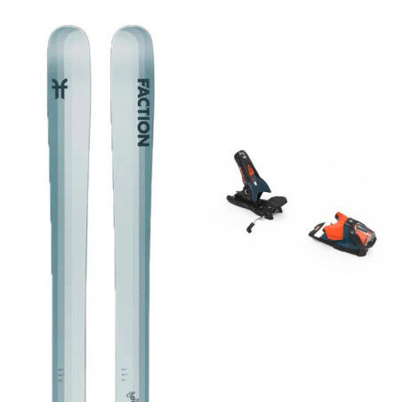 Skiset Faction DANCER 2 grey + bindung : Farbe - Grau, Größe der Skier - 171