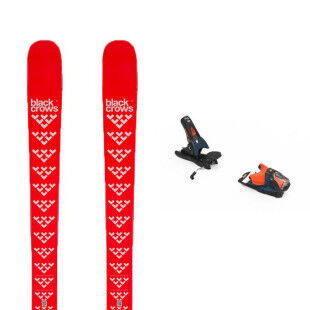 Skiset Black Crows CAMOX + Bindung : Farbe - Red, Größe der Skier - 174