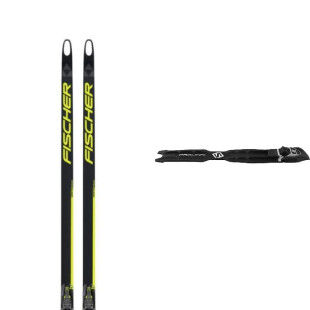 Pack of Fischer CARBONLITE SKATE PLUS STIFF cross-country skis + binding : Ski size - 181