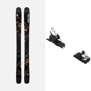 Pack de skis Faction PRODIGY 3 Black + fix : Couleur - Black, Taille des skis - 178
