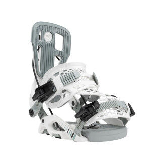 FLOW FUSE HYBRID White snowboard bindings