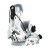FLOW FUSE HYBRID White snowboard bindings