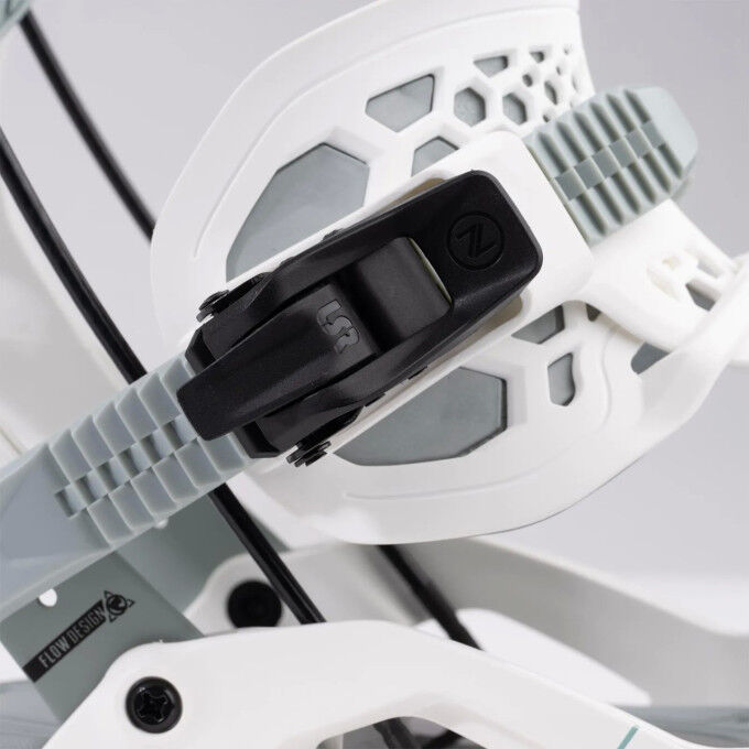 Attacchi da snowboard FLOW FUSE HYBRID Bianco